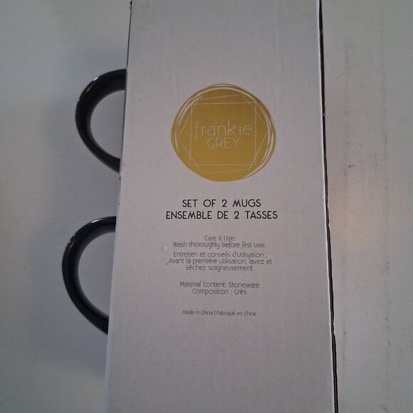 Frankie GREY Christmas Mugs Mr & Mrs Claus - Picture 5 of 6